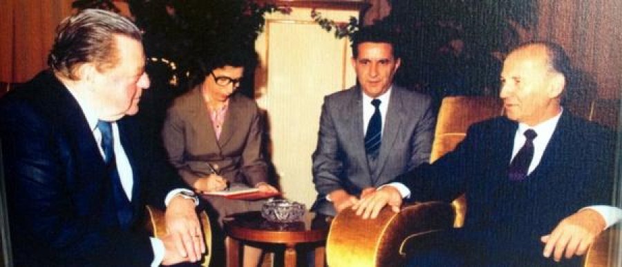 Më 19 maj 1986, Franc Jozef Shtraus vizitoi për herë të dytë Shqipërinë