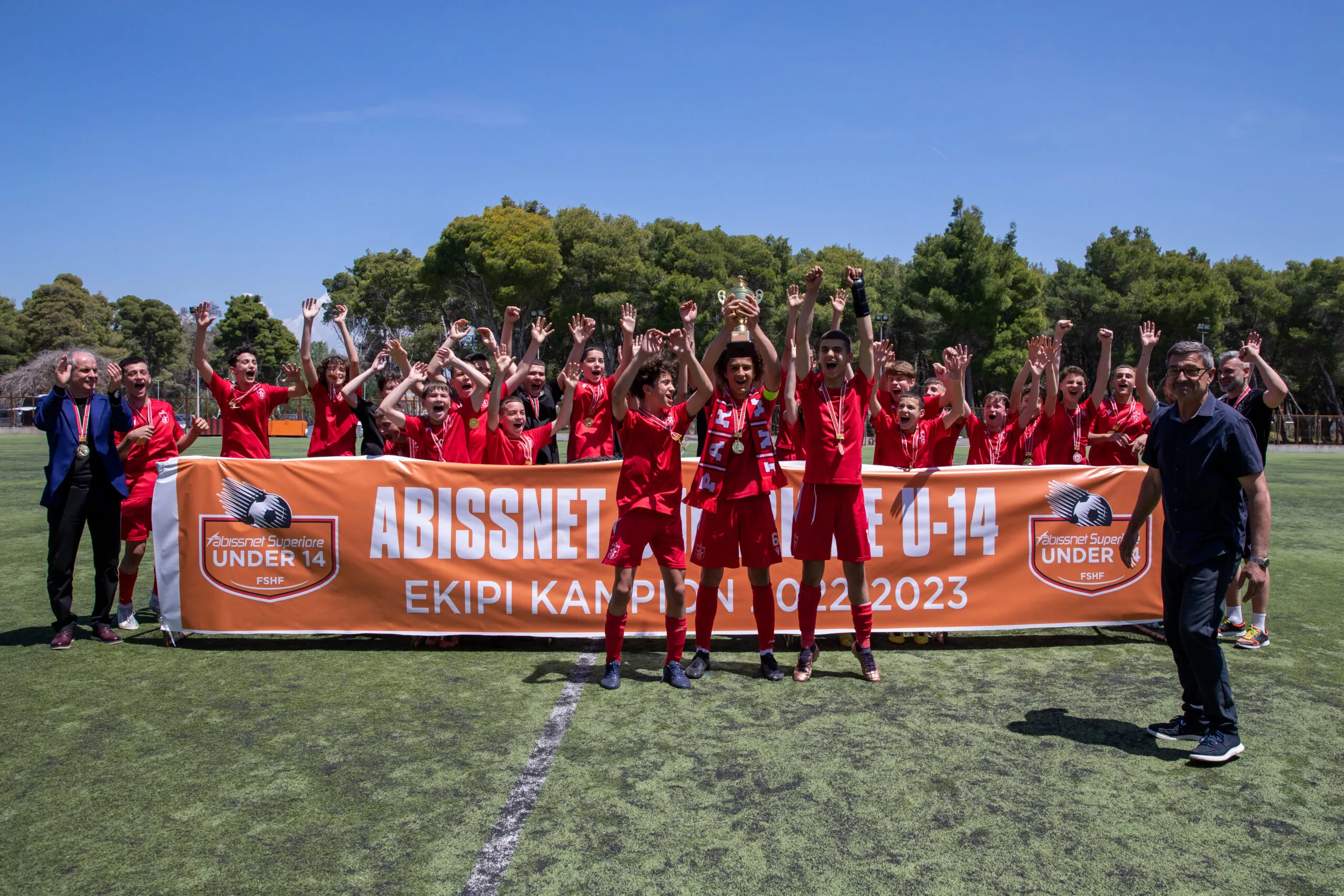 Abissnet Superiore U-14 / Partizani shpallet kampion i edicionit futbollistik 2022-2023!