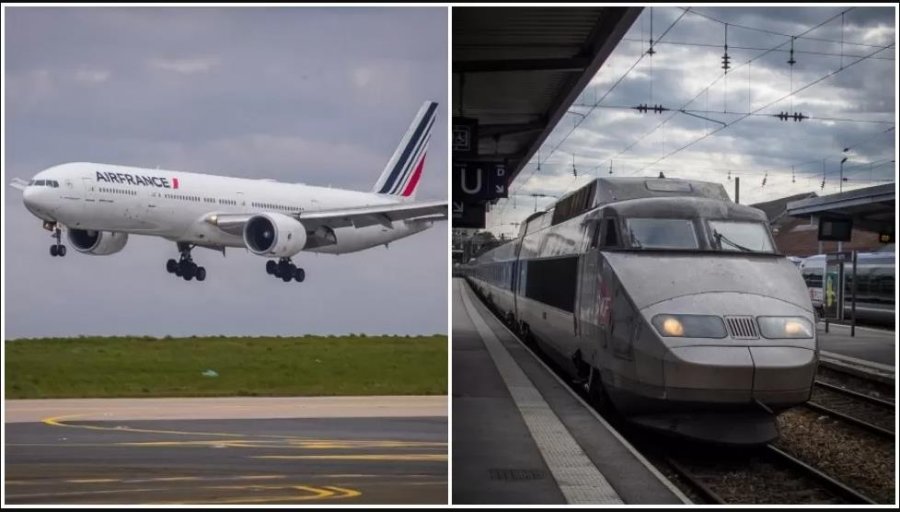 Franca ndalon fluturimet e shkurtra me avion brenda vendit