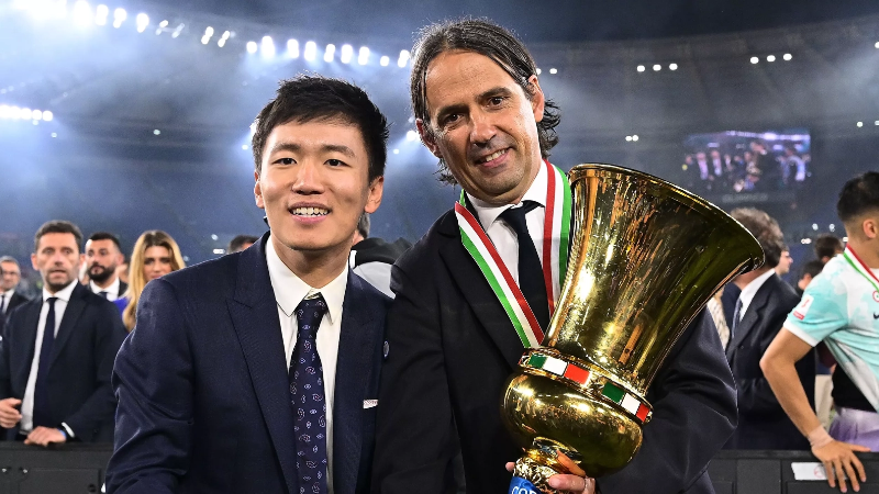 Zhang bëhet presidenti i tretë që ka fituar më shumë me Interin, Inzaghi 'kërcënon' Mourinhon