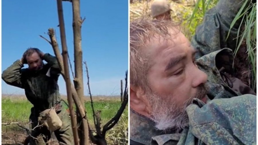 VIDEO/ Momenti kur ushtari rus i dorëzohet forcave të Ukrainës
