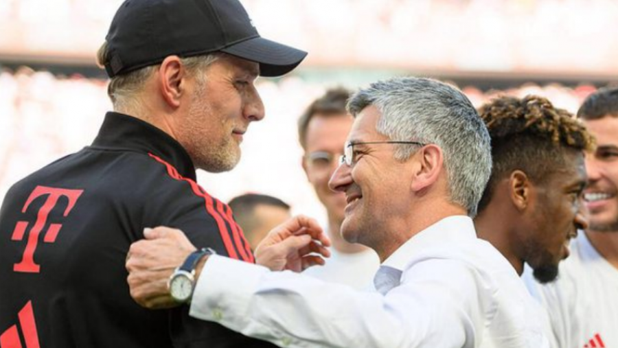 Presidenti i Bayernit u jep fund dilemave për të ardhmen e trajnerit Tuchel