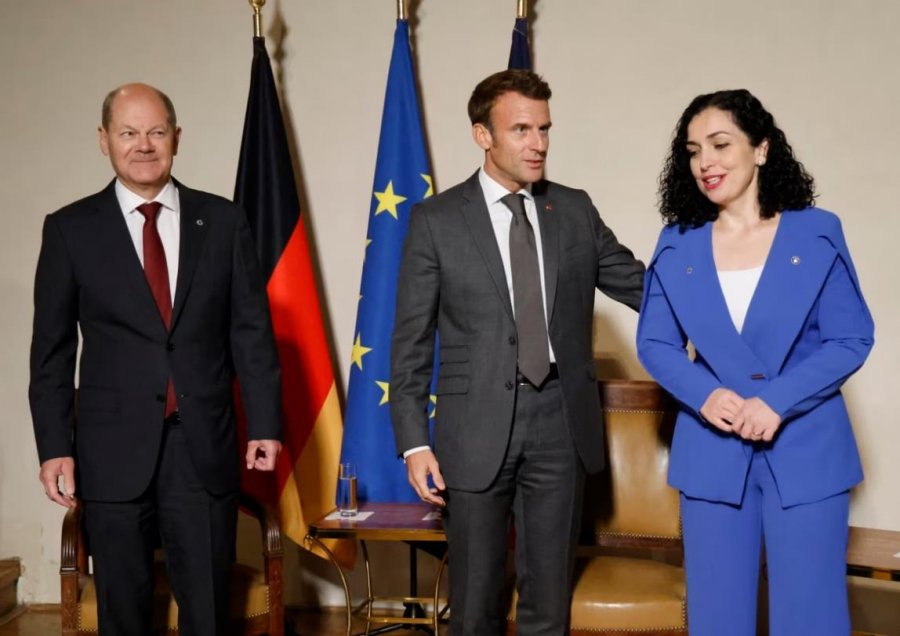 Macron me Scholz do të takohen me Osmanin dhe Vuçiçin në Moldavi