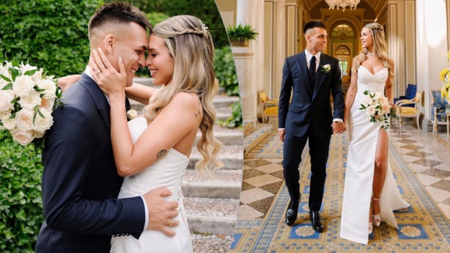 FOTO/ Pamje nga dasma e Lautaro Martinez me Agustina Gandolfo