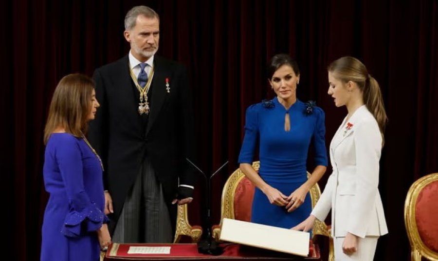Princesha Leonor bën betimin si trashëgimtare e kurorës së Spanjës!