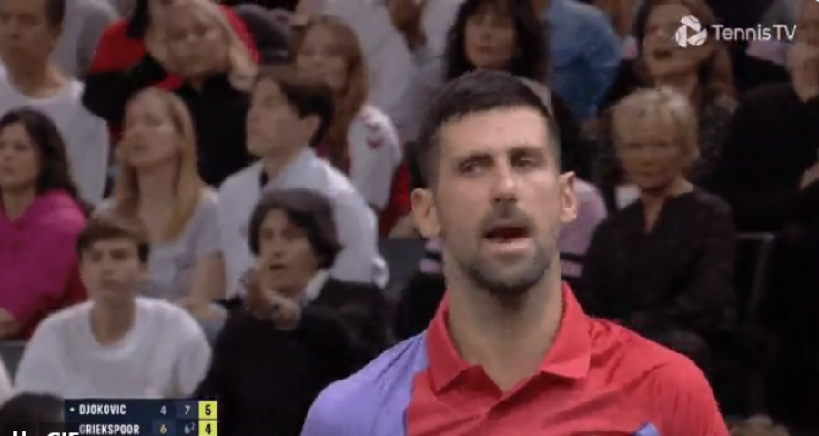 VIDEO/ Novak Gjokovic shkakton tjetër skandal, shan publikun në gjuhën serbe