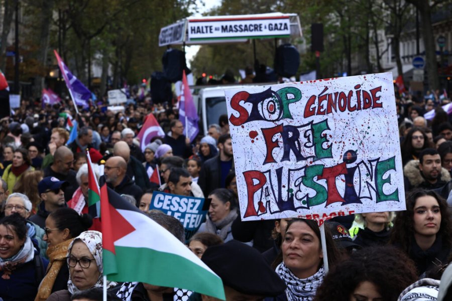 Demonstrata në Francë në mbështetje të palestinezëve, njerëzit vërshuan rrugët e Parisit dhe Lyonit,