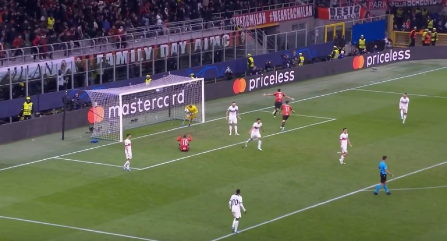 VIDEO/ ‘Shpërthen’ ‘San Siro’/ Giroud kalon Milanin në avantazh ndaj PSG-së