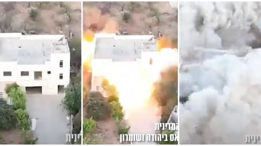 VIDEO/ Izraelitët bombardojnë shtëpinë e liderit të Hamasit