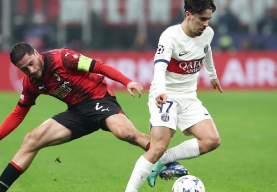Dy gola dhe shumë raste shënimi, mbyllet pjesa e parë në kryendeshjen Milan – PSG