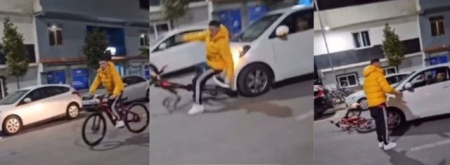 VIDEO/ Vajza përplas me makinë Kozakun, ja gjendja e tij