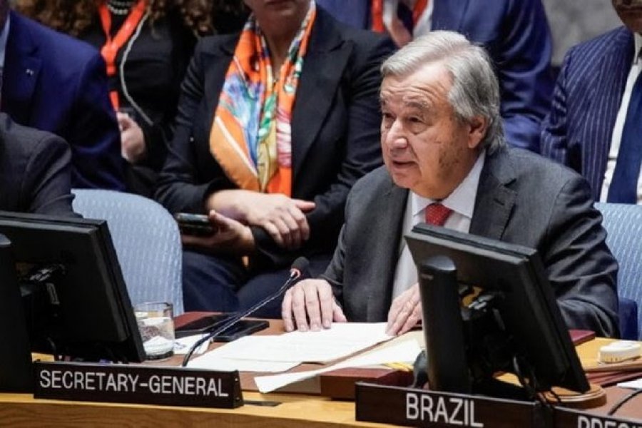 Sekretari i Përgjithshëm i OKB-së Guterres këmbëngul: Izraeli nuk po mbron civilët në Gaza
