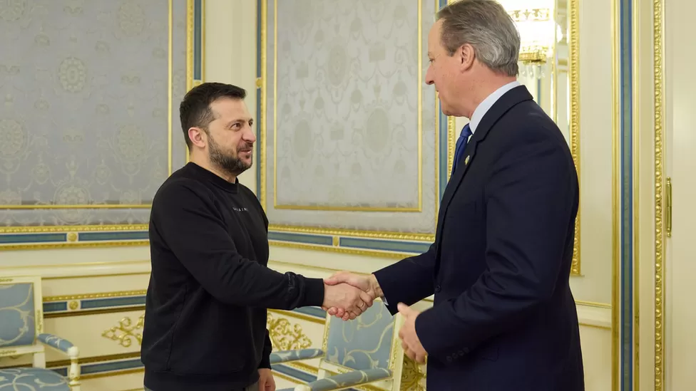 David Cameron bën vizitën e parë zyrtare në Ukrainë