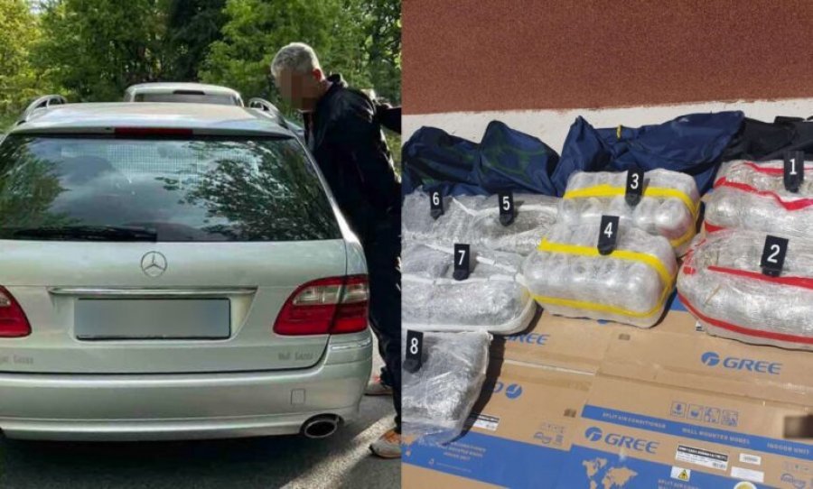 Policia e Malit të Zi kap 18 pako me kokainë