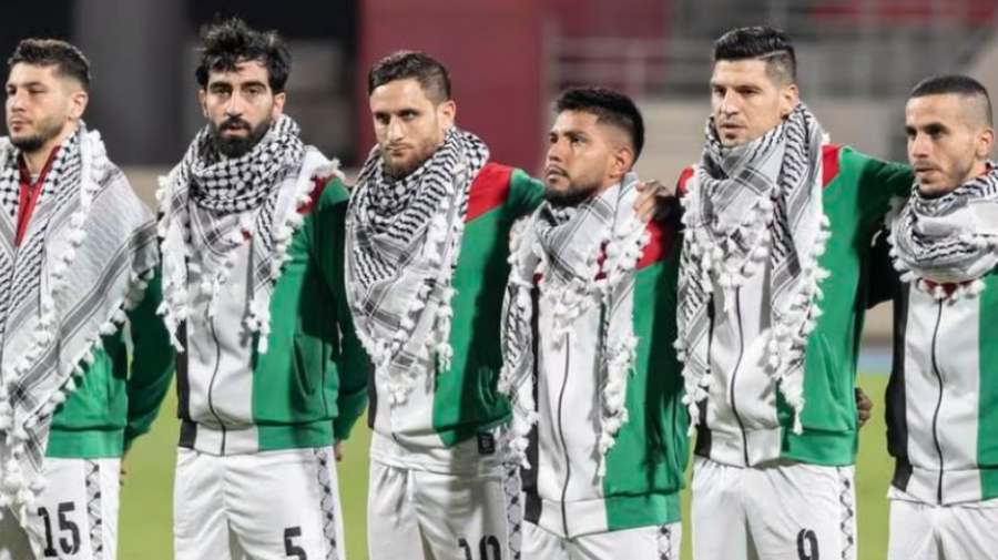 Ndeshja e parë e Palestinës pasi nisi konflikti me Izraelin, detaji interesant i lojtarëve ngjalli interesim në botë