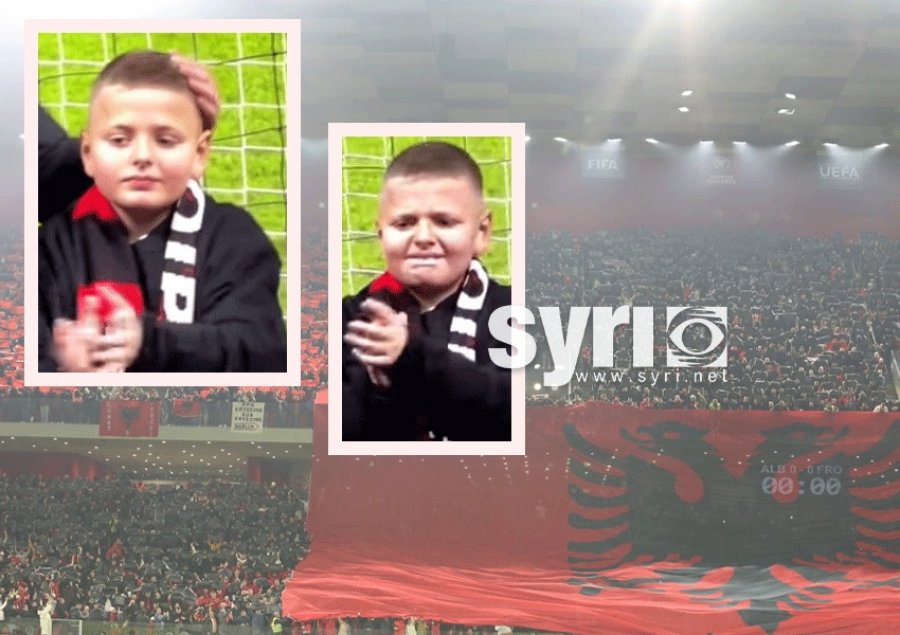 Emocionuese/ Djali i Afrim Bunjakut udhëheq koret e tifozerisë në 'Air Albania'