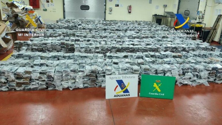 Transportonin 600 kg kokainë nëpërmjet një kontejneri me avokado, në pranga shqiptari dhe spanjollët