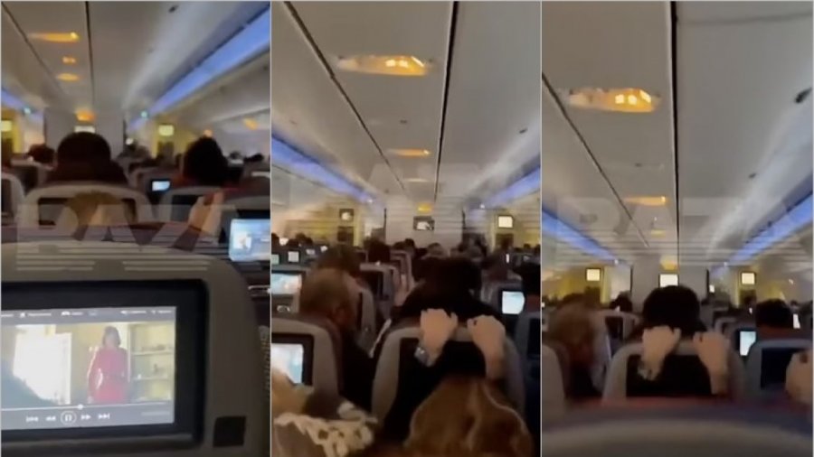 VIDEO/ Aeroplani rus filloi të dridhej nga turbulencat, pamje kur tregojnë momentet e tmerrit që përjetuan pasagjerët