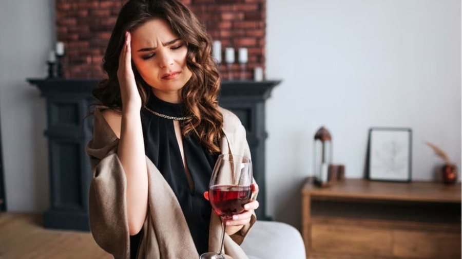 Dhimbja e kokës nga vera e kuqe, pse disa njerëz vuajnë prej saj?