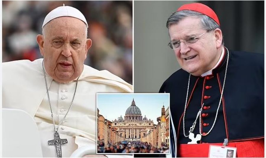 Papa Françesku dëbon kardinalin amerikan Raymond Burke nga Vatikani