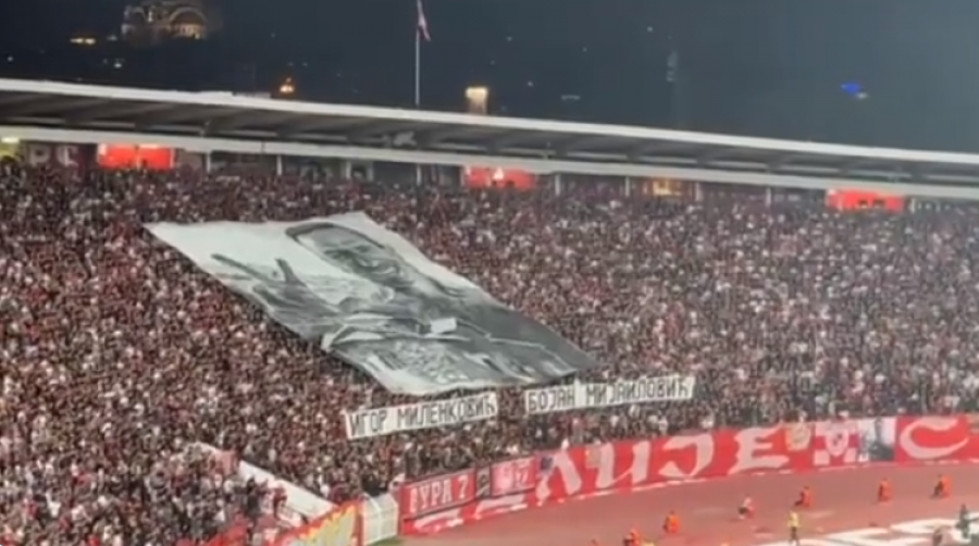 VIDEO/ Skandal në Champions, tifozët serbë nderojnë terroristët e Banjskës dhe bëjnë thirrje kundër shqiptarëve