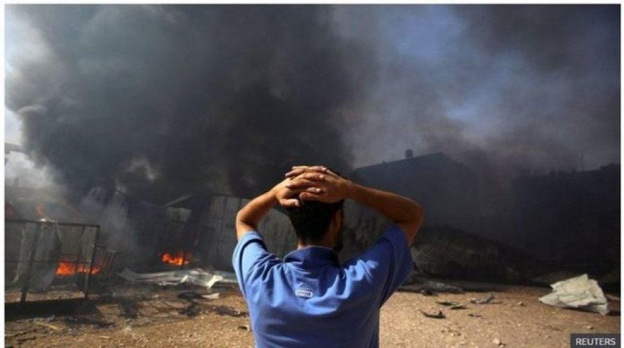OKB: Sulmet ajrore izraelite zhvendosën 200 mijë palestinezë në Gaza