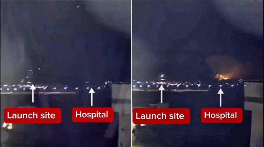 Izraeli publikon VIDEO-n: Ja provat që raketat mbi spitalin Al-Ahli u lëshuan nga Rripi i Gazës