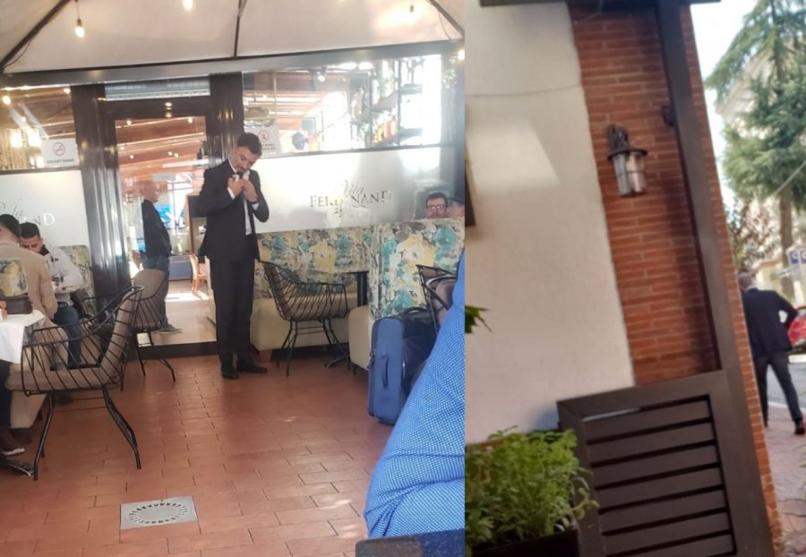 Alibeaj e Gjiknuri bëjnë 'pazare' në një restorant teksa opozita proteston në Kuvend