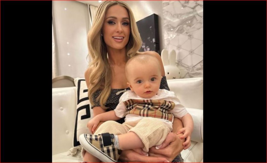 Paris Hilton publikon foto me të birin, të gjithë fiksohen me formën e kokës e djalit të vogël