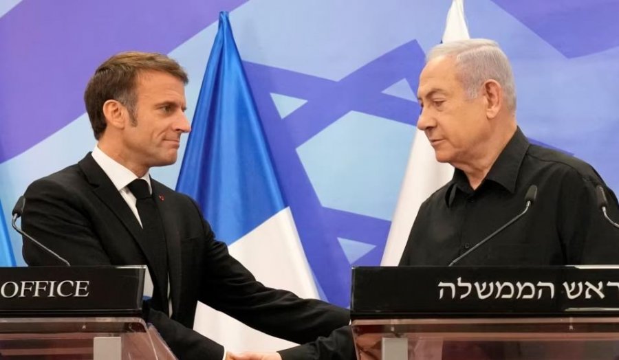 VOA/ Macron: Koalicioni kundër Shtetit Islamik të luftojë edhe Hamasin