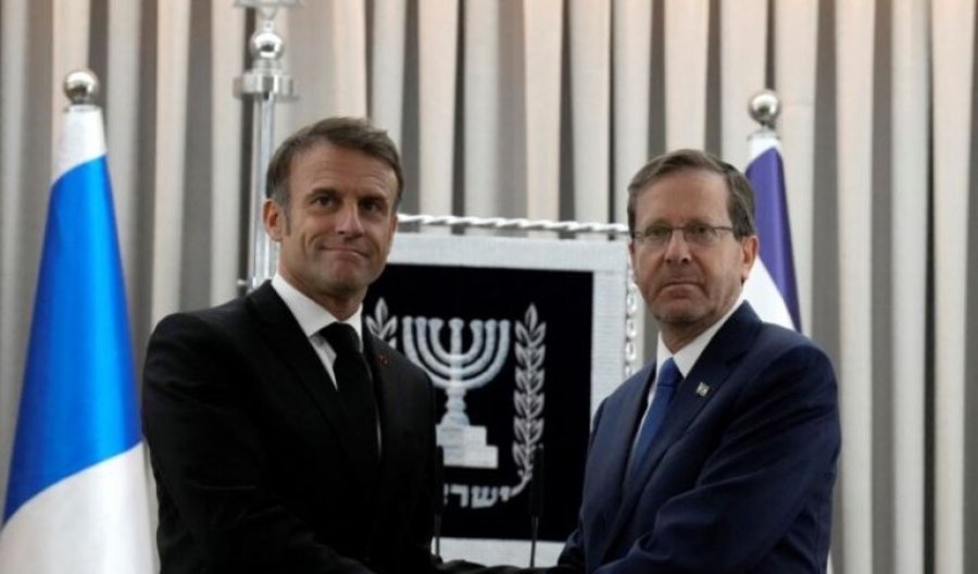Macron në Tel Aviv: Franca qëndron krah për krah me Izraelin