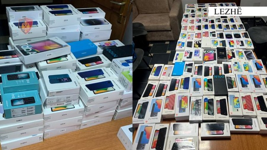Sekuestrohen 217 celularë 'kontrabandë' në Lezhë, pranga administratorit