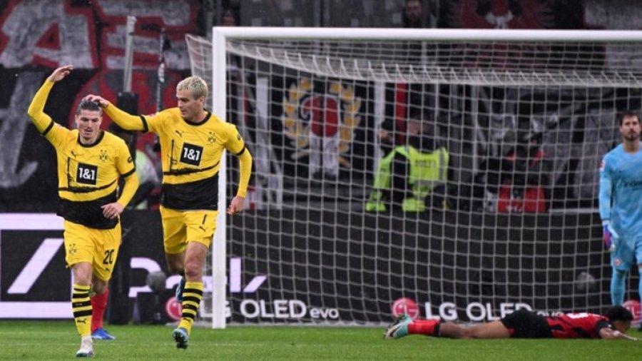 Bundesliga/ Spektakël pa fitues në Frankfurt, Brant shmang humbjen e Dortmundit