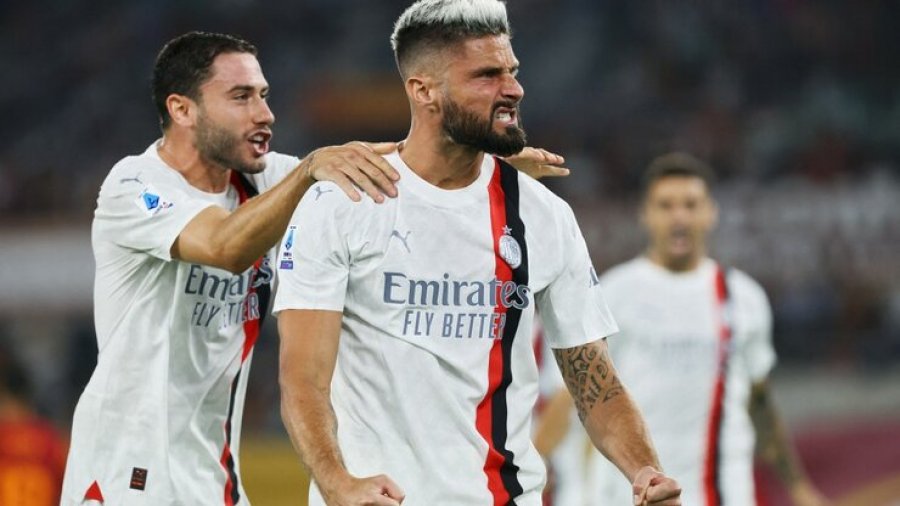 Milan dominon dhe triumfon me 10 lojtarë në 'Olimpico', Roma nuk ia del të fitojë as me Lukakun