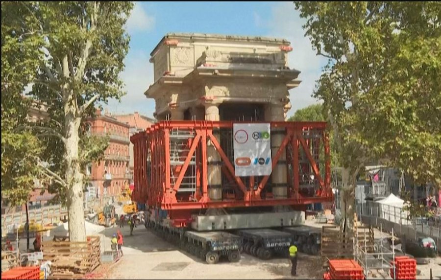 Franca zhvendos memorialin 950-ton për linjën e re të metrosë në Toulouse