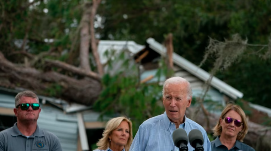 Biden zotohet se do të ofrojë ndihmë për rimëkëmbje të Floridës, pas stuhisë