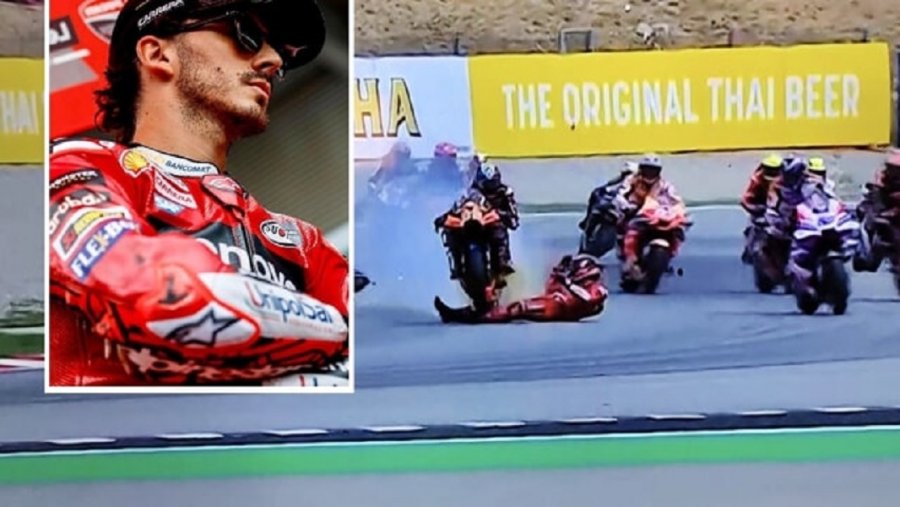 VIDEO/ Aksident i frikshëm në garën e Katalonjës, piloti i Moto GP përfundon në spital