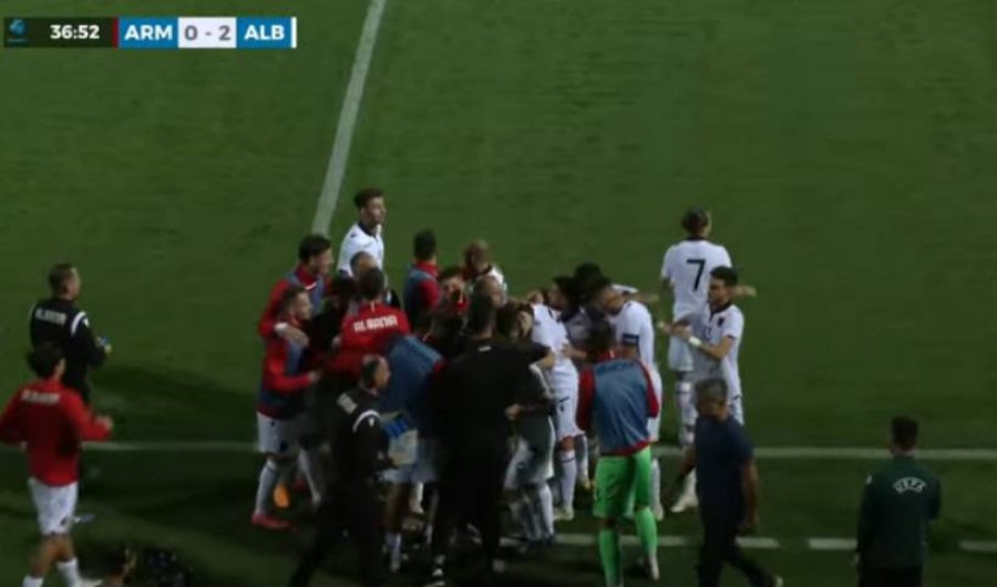 Shqipëria e Bushit i nis mbarë eliminatoret, fiton në transfertë ndaj Armenisë