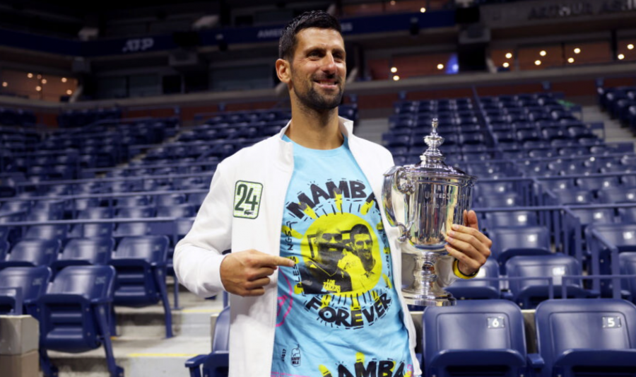 24 Grand Slam-e për Djokovic, tenisti nderon Kobe Bryant gjatë ceremonisë