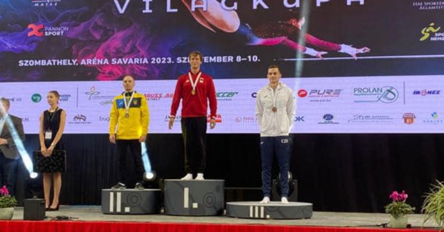 Gjimnastikë/ Metvei Petrov nderon Shqipërinë, medalje ari në Kupën e Sfidave Botërore