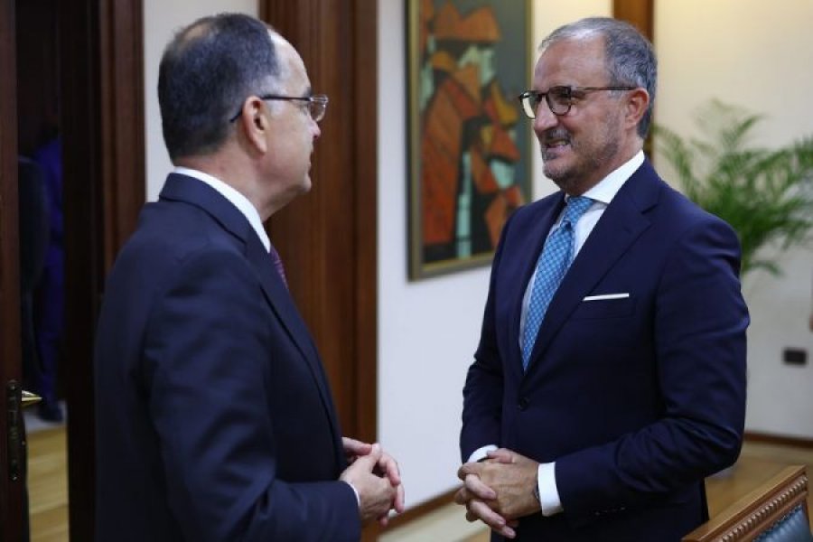 Presidenti Begaj takim me ambasadorin Soreca, në fokus procesi i integrimit të Shqipërisë në BE        