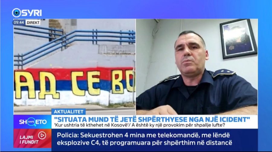 Parrullat serbe në Mitrovicë, a janë një provokim? Flet për Kafe Shqeto, zv/Drejtori i Policisë së Kosovës
