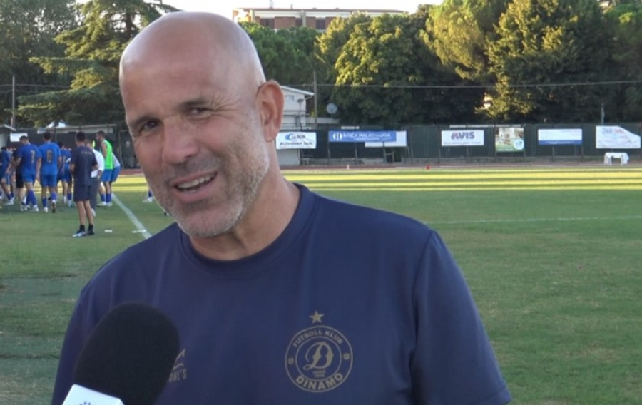 Humbja e Dinamos me Erzenin, trajneri Di Biagio: Të marrim gjërat pozitive nga pjesa e dytë