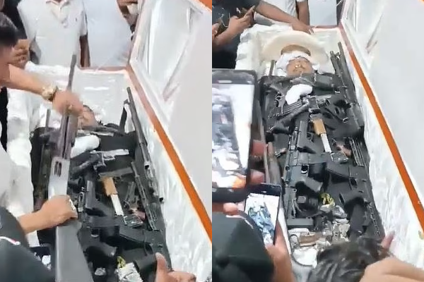 Arkivoli plot me armë, ceremonia e pazakontë e varrimit të bosit të kartelit ekuadorian të drogës