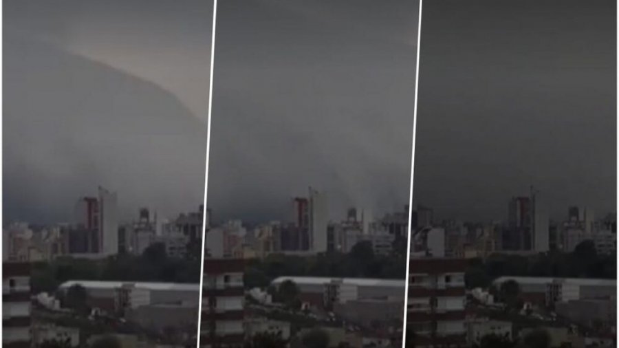 VIDEO/ Si në ‘filma horror’, reja e madhe mbulon qytetin brazilian, errësira përfshin gjithçka