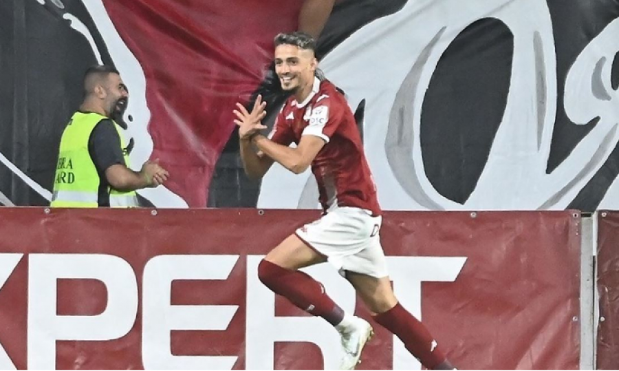 Albion Rrahmani shënon dy gola dhe fiton ‘derbin’ e shqiptarëve në Rumani