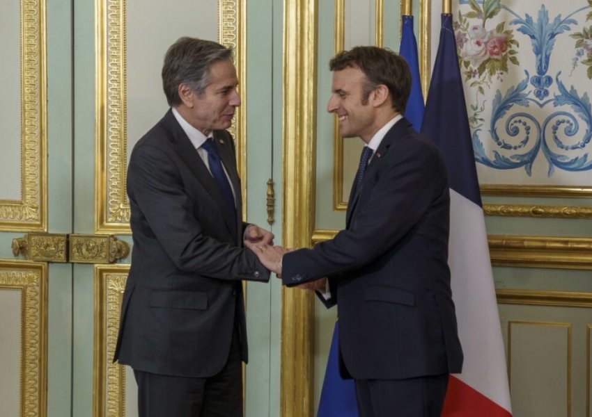 Blinken në Paris për bisedime me Macron mbi Ukrainën dhe Gazën