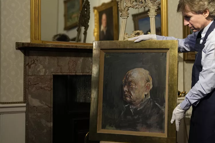 Winston Churchill e urrente portretin e tij – dhe tani ai është në ankand