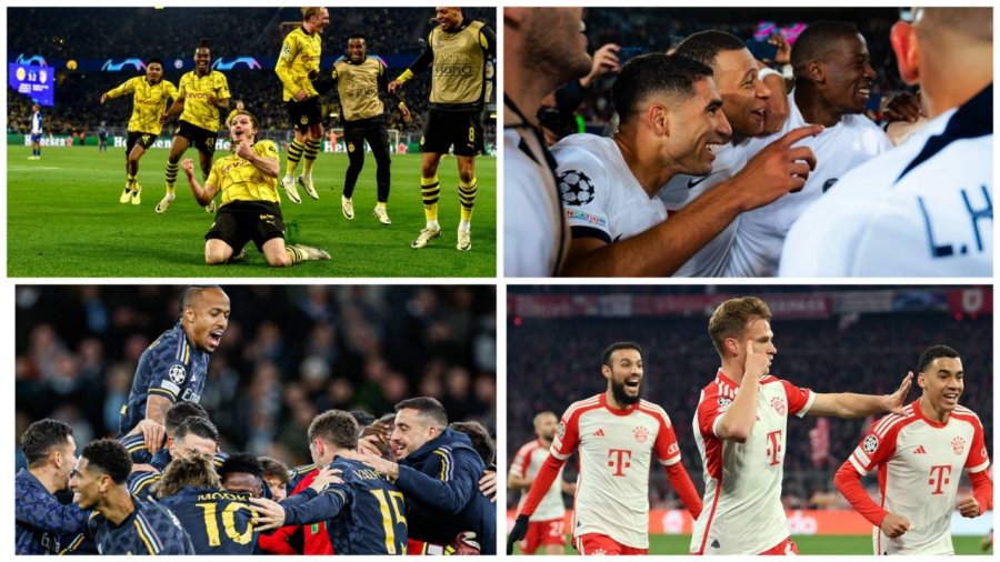 Dortmundi dominon formacionin më të mirë të çerekfinaleve të Championsit
