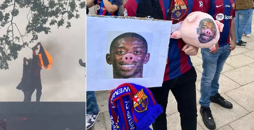 Thirrjet raciste të tifozëve të Barcelonës ndaj Dembele, PSG ankohet në UEFA
